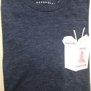 Aeropostale Men’s Blue T-Shirt sized Small. 60% Cotton 40% Polyester